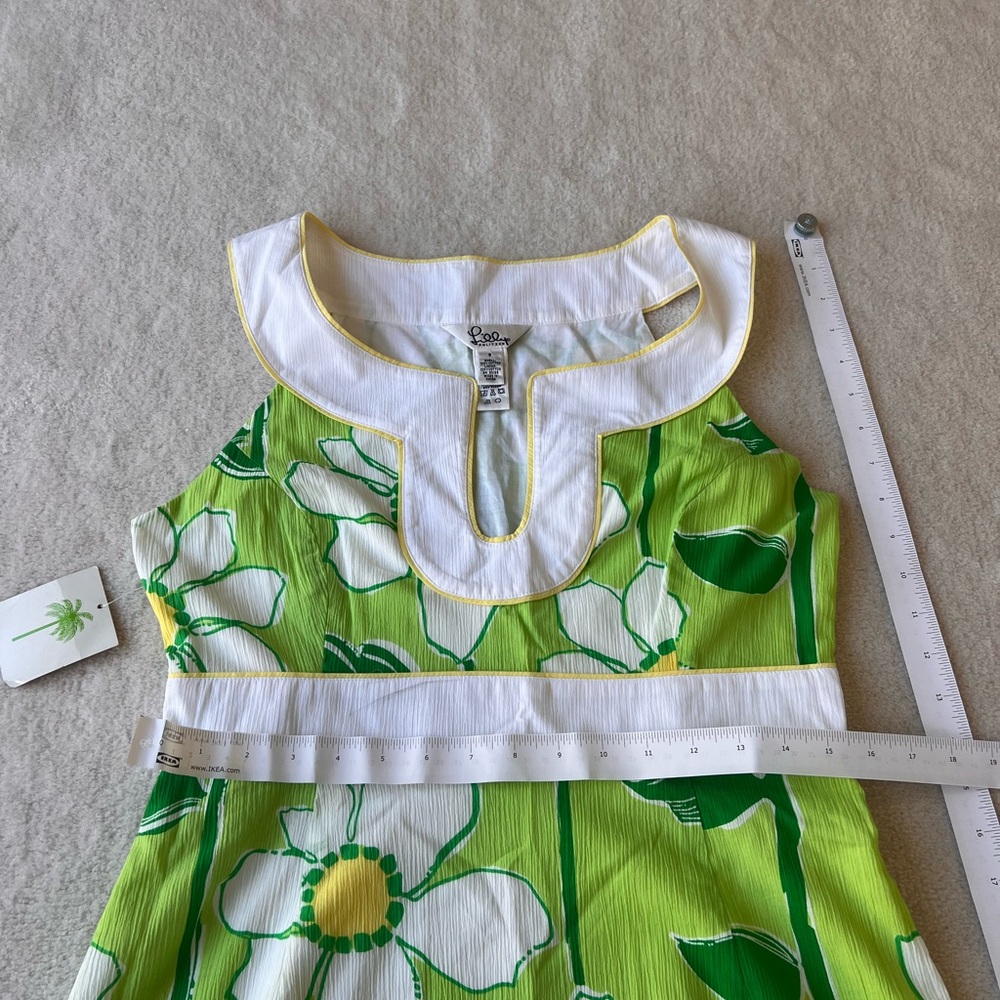 Lilly Pulitzer super cute and vibrant size 8 shift dress. 100% cotton - Picture 4 of 6